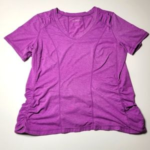 Zella ruched 1x athletic top EUC